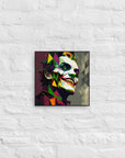 Joker Pop Art Canvas Print - 12" x 12"