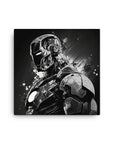 Iron Man Pop Art Canvas Print - 12" x 12"