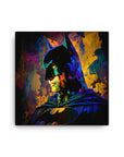 Batman Pop Art Canvas Print - 12" x 12"