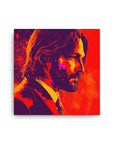 John Wick Pop Art Canvas Print - 12" x 12"