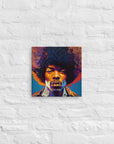 Jimi Hendrix Pop Art Canvas Print - 12" x 12"