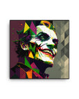 Joker Pop Art Canvas Print - 12" x 12"
